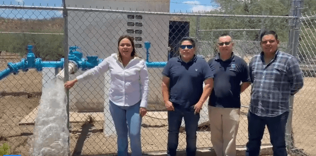 ENTREGA DE LA OBRA DE LÍNEA DE CONDUCCIÓN DEL POZO DEL BAMBALETE