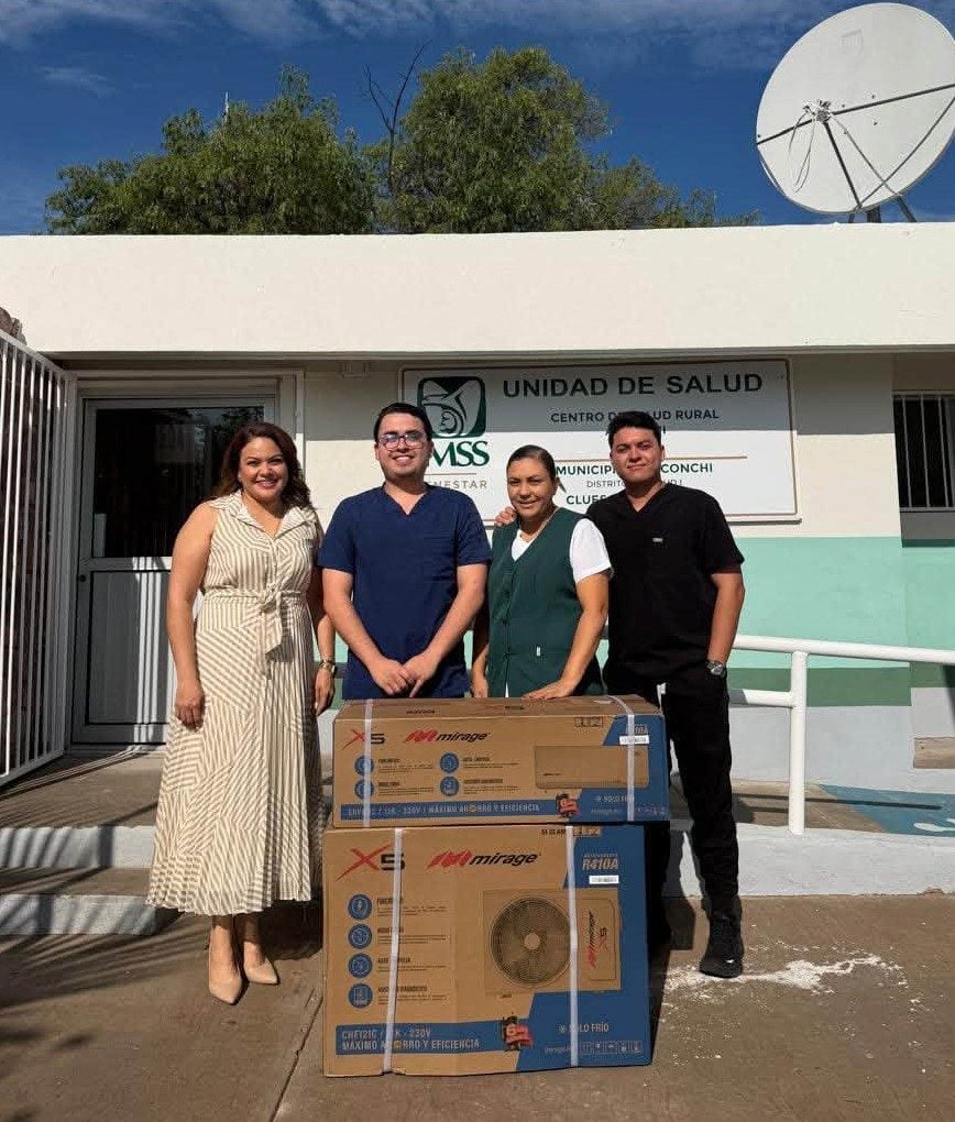 ENTREGA E INSTALACIÓN DE AIRE ACONDICIANDO EN LA UNIDAD DEL IMSS-BIENESTAR